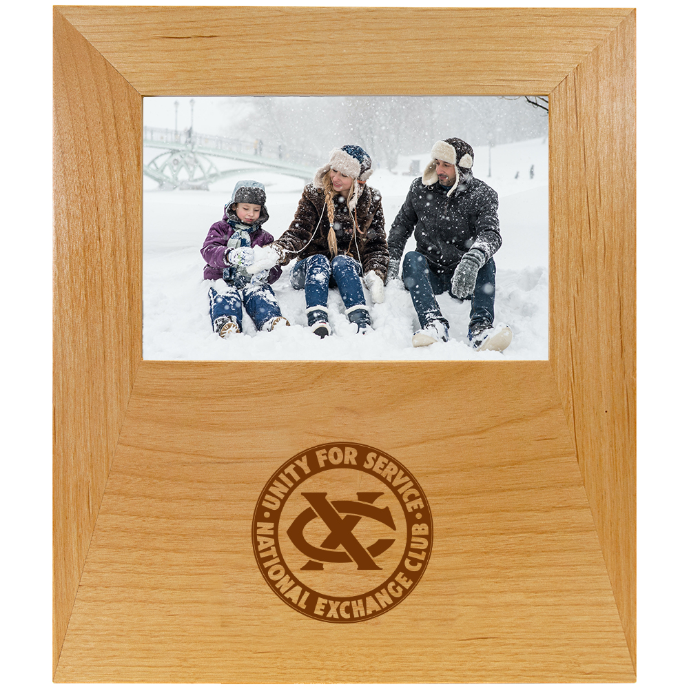 Genuine Red Alder 4" x 6" Picture Frame National Exchange